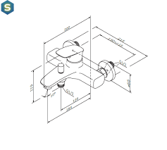 Змішувач для ванни AM.PM Spirit V 2.1 F71A10000, Хром