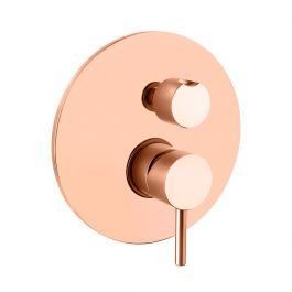 Змішувач для ванни/душу на 3 споживачі Paffoni Light brushed copper LIG019RMSP, Бронза
