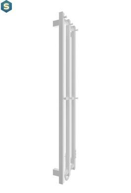 Електрична рушникосушарка HF Slim 1170x250 white matte 3.164.045798.WM, Белый матовый, нижне, Електронний