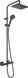 Душова система Hansgrohe Vernis Shape Showerpipe 230 1jet EcoSmart з термостатом Matt Black 26097670