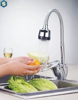 Змішувач для кухні Wezer YUB4-R279 з рефлекторним виливом, Хром