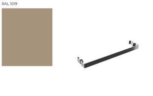 Гачок для рушникосушки Terma Reling Belt 40 380 мм Morning Beige WRRRGT038KBTS, Бежевий