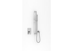 Душова система Kohlman Excelent chrome + BOX прихованого монтажу QW220HSP2, Хром