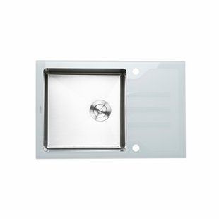 Кухонная мойка Platinum Handmade White Glass 780x510x200, Белый