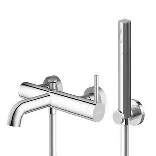 Смеситель для ванны Kohlman Axel chrome настенный KPL-QW110A, Хром