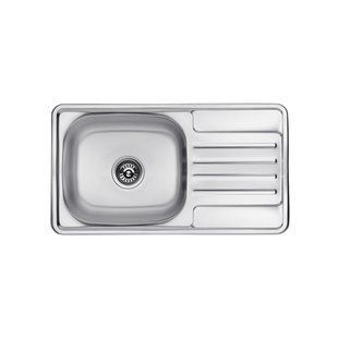 Кухонная мойка Kroner KRP Satin-7642 (0,8 мм) CV025282, Satin
