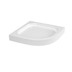 Душовий піддон RJ 100x100x14 см прямокутний, в комплекті з сифоном white 100RZ812, Білий, білий