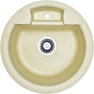 Кухонная мойка Adamant Fine &Oslash;470x190 ivory 191223, Бежевый