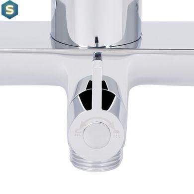 Смеситель для ванны Qtap Vlasta New с длинным поворотным изливом (c душевым гарнитуром) QTVLA260CRM45644 Chrome, Хром