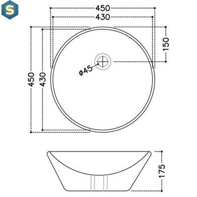 Умывальник Jaquar 45x45 JDS-WHT-25905, Белый
