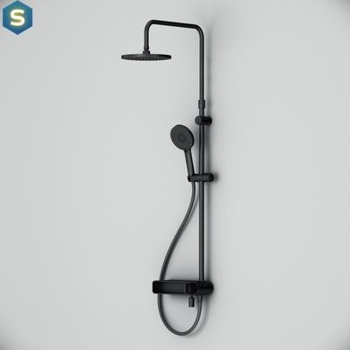 Душевая система Am.Pm X-Joy black F0785A722, Черный матовый
