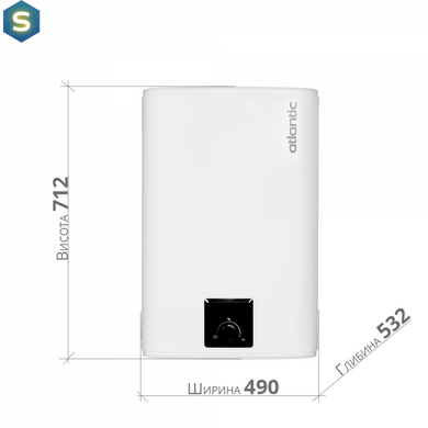 Водонагрівач Atlantic Steatite Cube VM 75 S4 C 1500W