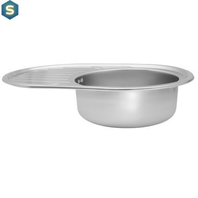Кухонна мийка Kroner KRP Satin-7750 (0,8 мм) CV022788, Satin