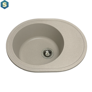 Кухонна мийка Adamant Vast 610x495x200 Бежевий avena 100001487, Бежевий