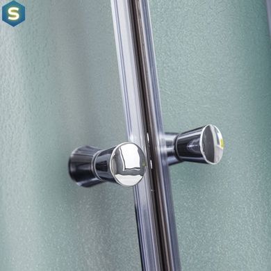 Гідромасажний бокс Lidz Tani SBM90x90.SAT.HIGH.FR Frost, Хром матовий, матовий, хром матовий