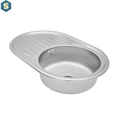 Кухонна мийка Kroner KRP Satin-7750 (0,8 мм) CV022788, Satin