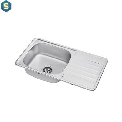 Кухонна мийка Kroner KRP Satin-7642 (0,8 мм) CV025282, Satin