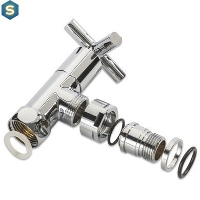 Кран кутовий Luxon для рушникосушки 1/2"-3/4" Еліт (ZZ-4704) 71401042