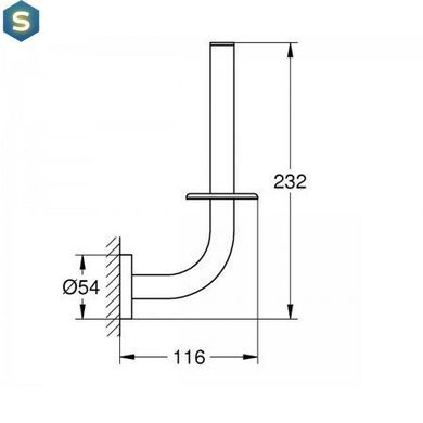 Держатель туалетной бумаги Grohe Essentials 40385AL1
