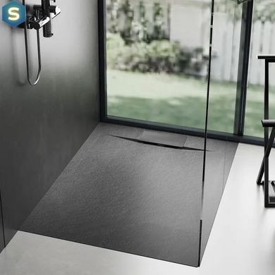 Душевой поддон Rea Bazalt 80x120 black REA-K3305, Черный матовый