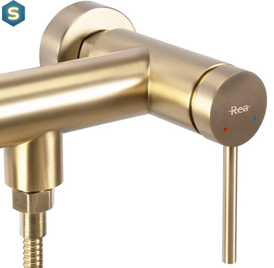 Смеситель для душа Rea Clif brushed gold REA-B4243, Золотой