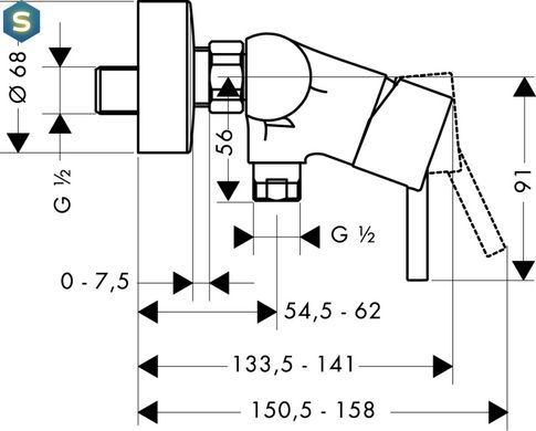 Смеситель для душа Hansgrohe Talis 32640000