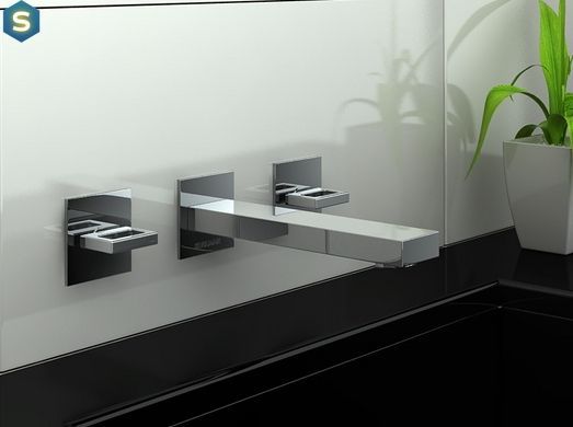 Смеситель для умывальника Kohlman Nexen chrome + BOX скрытого монтажа QW190U, Хром