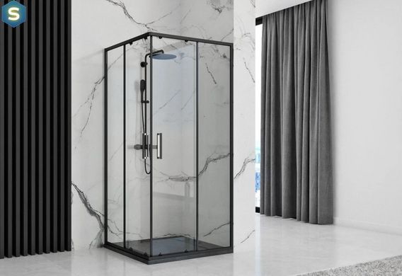 Душевой поддон Rea Bazalt 80x120 black REA-K3305, Черный матовый