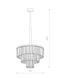 Люстра Nowodvorski 7617 Cristal E14 9x40W IP20 Silver