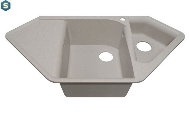 Кухонная мойка Adamant Spirit 1000x500x225 avena 357223, Бежевый