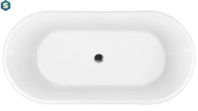 Ванна акриловая отдельностоящая Rea Milano 170x73 white REA-W2001, Белый