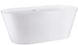 Ванна акриловая отдельностоящая Rea Milano 170x73 white REA-W2001, Белый