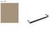 Крючок для полотенцесушителя Terma Reling Belt 40 380 мм Morning Beige WRRRGT038KBTS, Бежевый