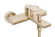 Смеситель для ванны Rea Verso настенный с изливом brushed gold REA-B6565, Золотой
