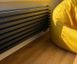 Дизайнерский радиатор горизонтальный Betatherm Quantum 2 H-405 мм, L-1000 мм с боковым подключением BQH 2100/10 9005M 34, Черный матовый
