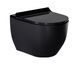Унітаз підвісний Volle Amadeus 13-06-055Black з кришкою Soft Close, Чорний/золото