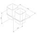 Двойной стеклянный стакан с настенным держателем Am.Pm Inspire 2.0 хром A50A343400, Хром
