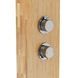 Душевая панель Corsan Bali bamboo хром B231MCH, Дуб