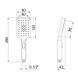 Ручний душ Qtap Rucni A121N3KCC, Хром