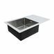 Кухонна мийка Platinum Handmade White Glass 780x510x200, Білий