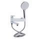 Смеситель для ванны Qtap Jay с поворотным изливом (c душевым гарнитуром) QTJAY260CRW45554 Chrome/White, Белый