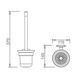 Щітка для унітазу Devit Laguna Toilet brush holder, хром 6760110, Хром