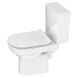 Унітаз-компакт Cersanit City CleanOn 011 K35-038 з кришкою Soft Close Slim, Білий