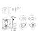 Комплект 4 в 1: Инсталляция GROHE Rapid SL 3 в 1 3884966Q + Унитаз безободочный Kroner Harz WHI483632 TORNADO с сиденьем Slim Duroplast / Soft-close / Quick relase KH483632WHIT (388496