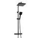 Душевая система Yoka Bodo 23 Black с термостатом BP.BODO-THERM-23-BLK, Черный матовый