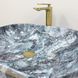 Умывальник VBI Bergamo blue tourmaline glossy накладний VBI-012504, Синий