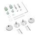 Комплект 4 в 1: Инсталляция GROHE Rapid SL 3 в 1 3884966Q + Унитаз безободочный Kroner Harz WHI483632 TORNADO с сиденьем Slim Duroplast / Soft-close / Quick relase KH483632WHIT (388496