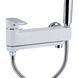 Смеситель для ванны Qtap Jay с поворотным изливом (c душевым гарнитуром) QTJAY260CRW45554 Chrome/White, Белый