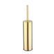 Йоржик для унітазу підлоговий VBI Round M gold VBI-040420GL, Золотий
