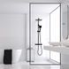 Душевая система Yoka Bodo 23 Black с термостатом BP.BODO-THERM-23-BLK, Черный матовый
